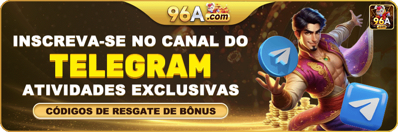Canal Telegram oficial da 96a.com com códigos