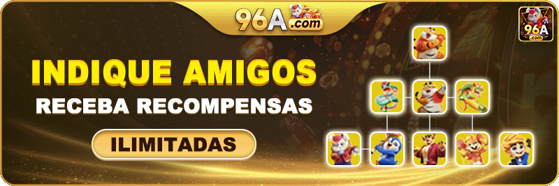 Parceria oficial 96a.com com bônus e convite de amigos